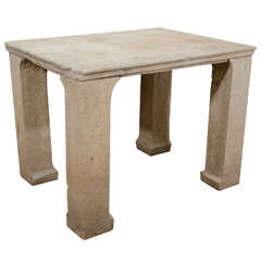A Rare Chinese Stone Low Garden Table
