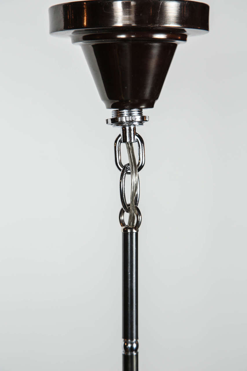 Five Lamp 1950s Modern Pendant Light 1