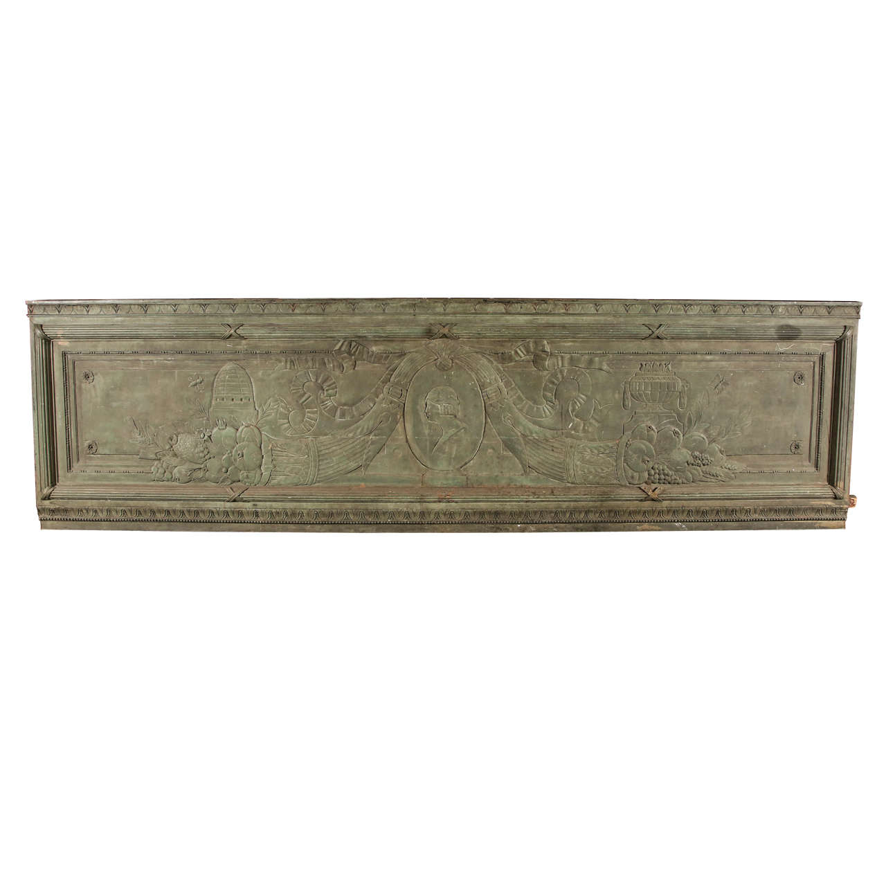 Large Bronze Architectural Plaque from New York City For Sale