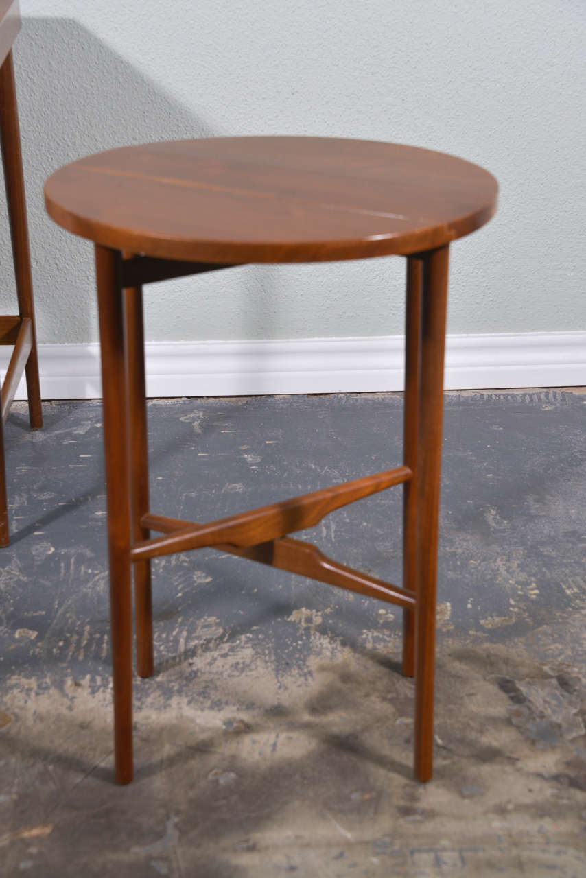 Bertha Schaefer Side Table with Set of Four Occasional Tables In Good Condition In Houston, TX