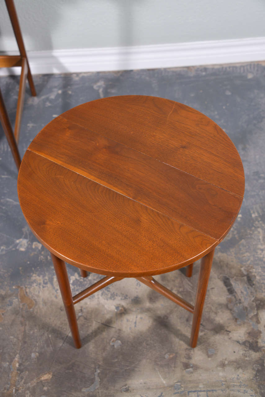 Mid-20th Century Bertha Schaefer Side Table with Set of Four Occasional Tables