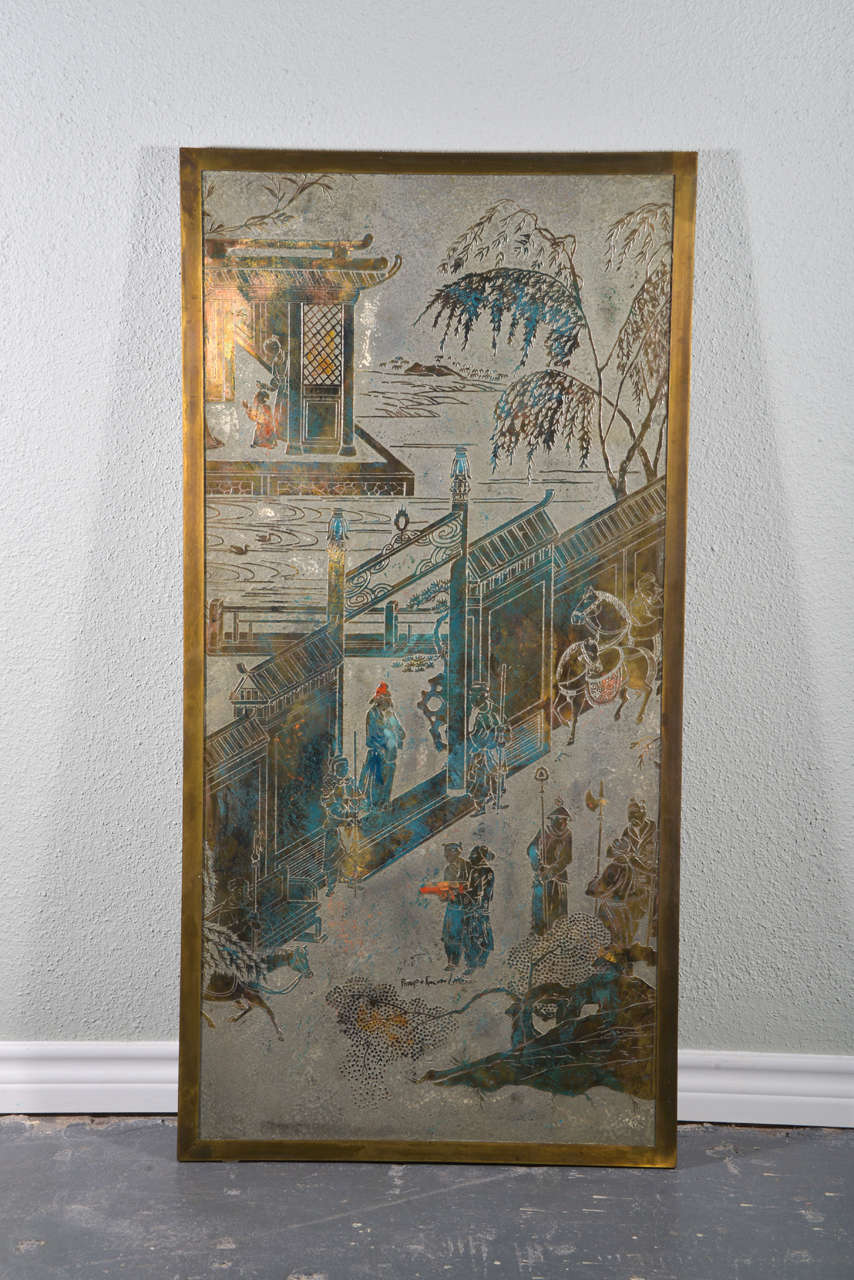 Philip & Kelvin Laverne Bronze & Patinated Wall Plaque