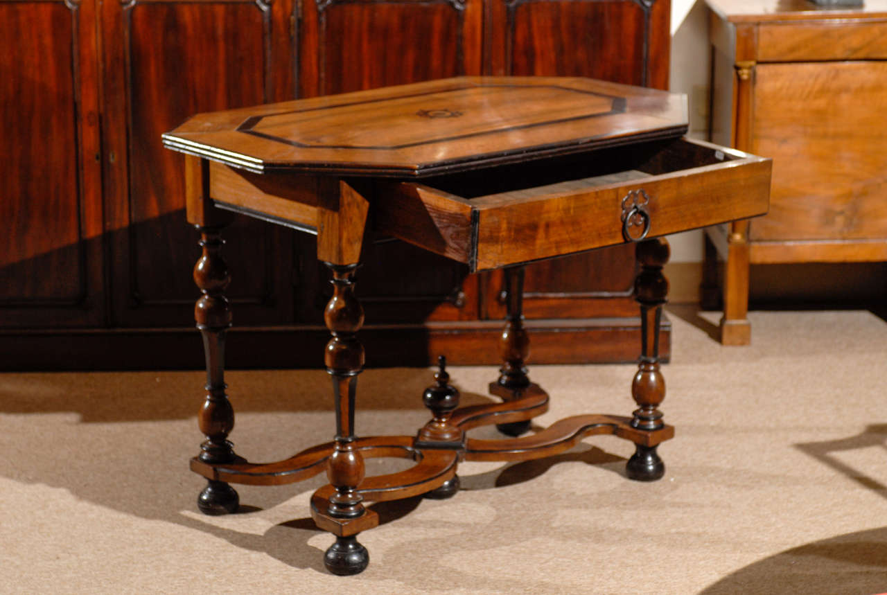 18th Century French Louis XIII Style Walnut Table 1