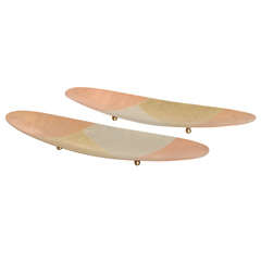 Pair of 1960
s Mexican Copper Oblong Dishes