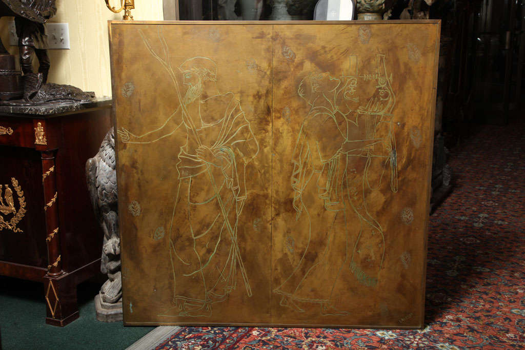 Large Laverne Wall Plaque, Signed