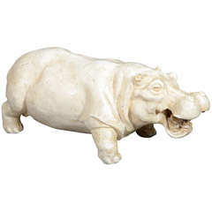 Vintage A Great Ceramic Hippo