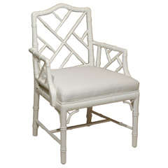 Custom Chippendale Arm Chair