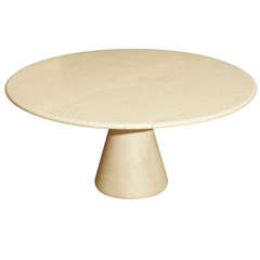 Travertine low table