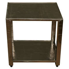 Karl Springer telephone table Karl Springer telephone table