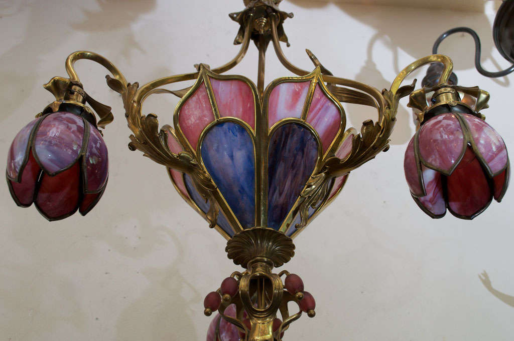 Art Nouveau Chandelier at 1stdibs