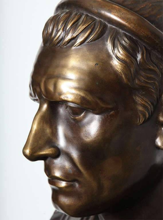 Patinated Bronze Bust of Julius Caesar 1