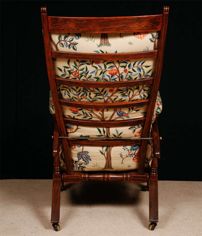 Arts and Crafts Mahogany armchair with adjustable back, England circa 1870 3
