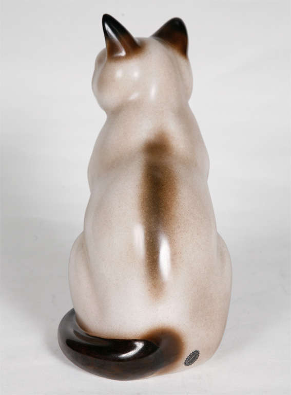 Mid-20th Century A Piero Fornasetti Life-size Ceramic Cat.