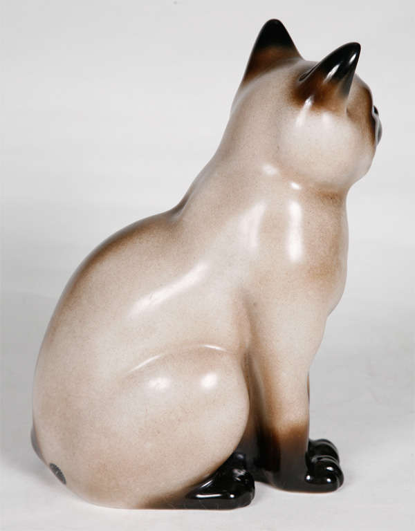 A Piero Fornasetti Life-size Ceramic Cat. 2