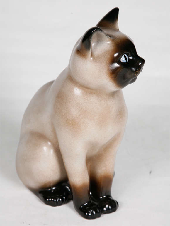 A Piero Fornasetti Life-size Ceramic Cat. 3