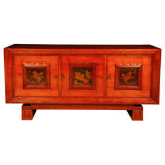 An Art Deco Mahogany veneered Sideboard.