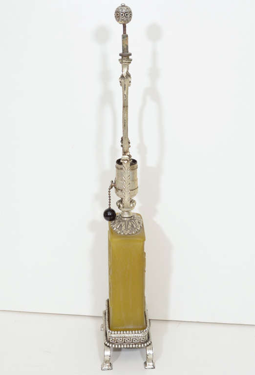 Steuben Glass Lamp For Sale 1