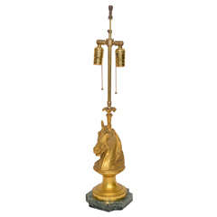 Bronze Horse Lamp