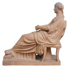 Seated Greek Lady in Terracotta
