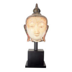 Alabaster Buddha Head