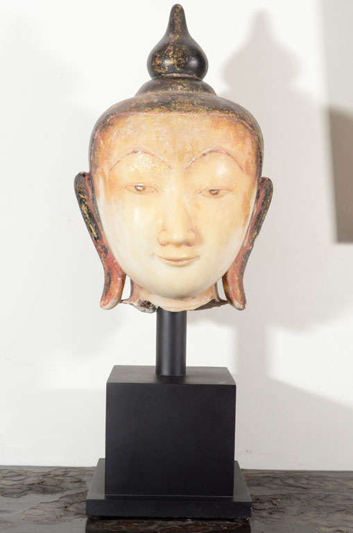 Alabaster Buddha Head