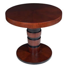 Art Deco Occasional Table in Sycamore Wood by John Widdicomb