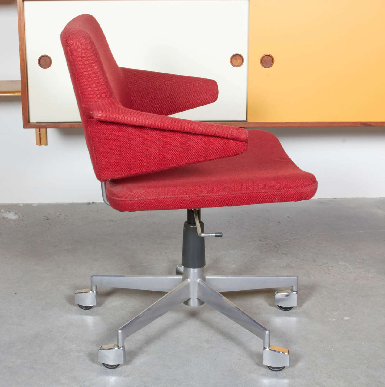 Mid-20th Century Desk Chair by Kevi on Casters, Danish
