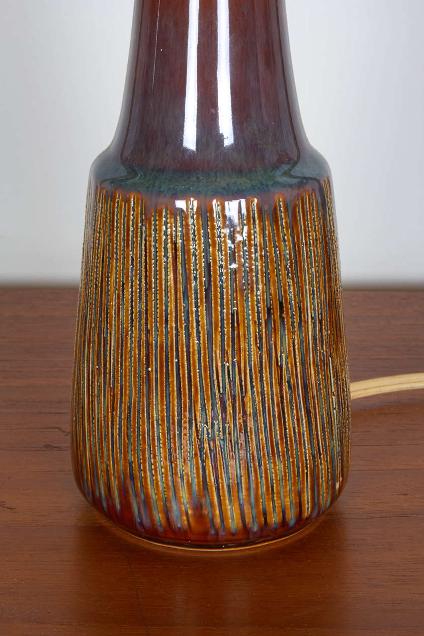 Scandinavian Modern Ceramic Lamp by Per Linnemann Schmidt for Palshus