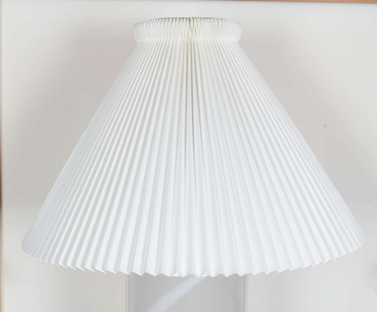 Danish Blown Glass Table Lamp In Excellent Condition For Sale In New York, NY
