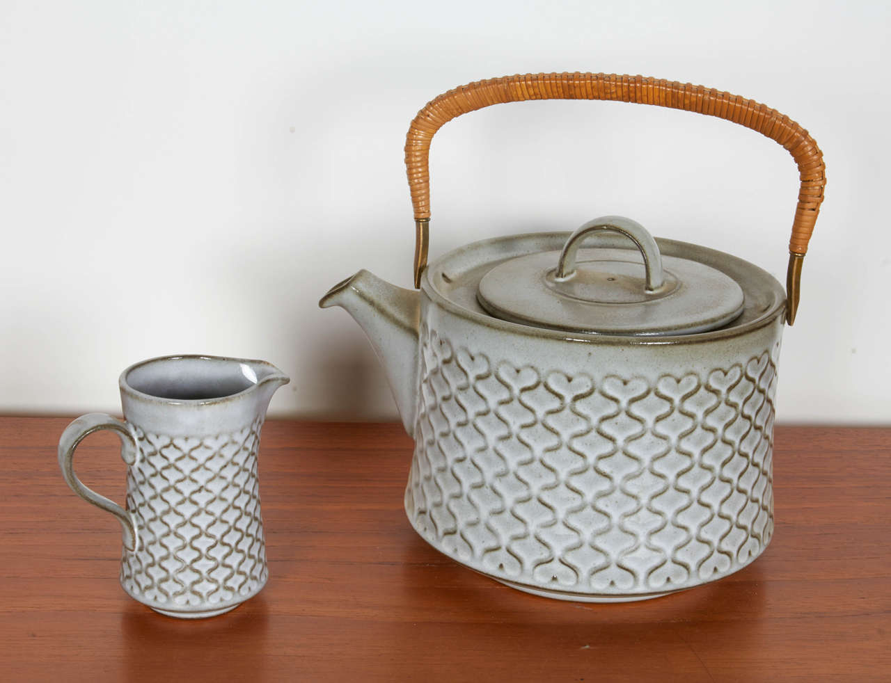 Scandinavian Modern Ceramic Tea Set by Jens Quistegaard