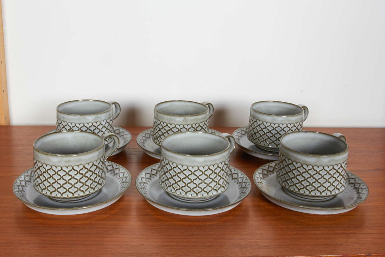 Scandinavian Ceramic Tea Set by Jens Quistegaard