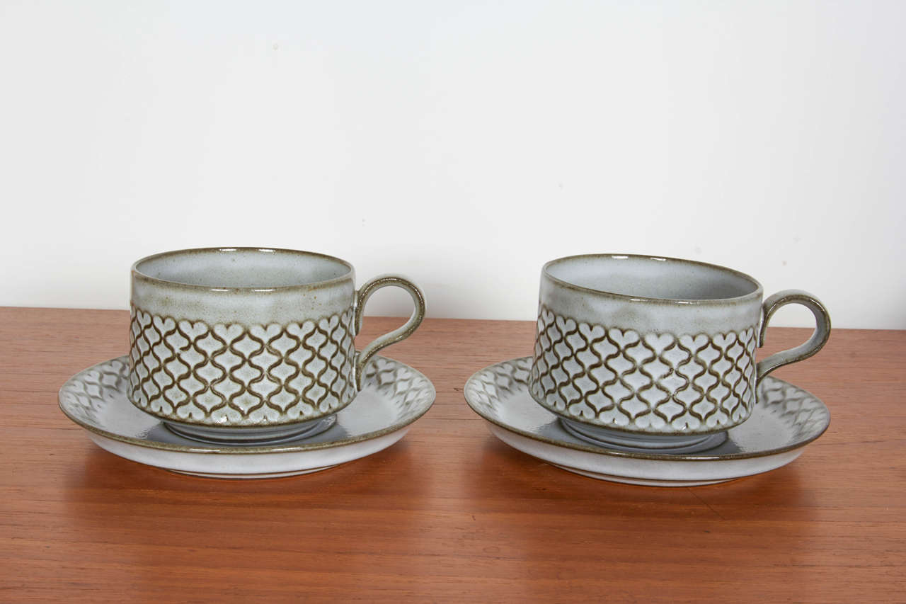 Glazed Ceramic Tea Set by Jens Quistegaard