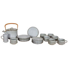 Ceramic Tea Set by Jens Quistegaard