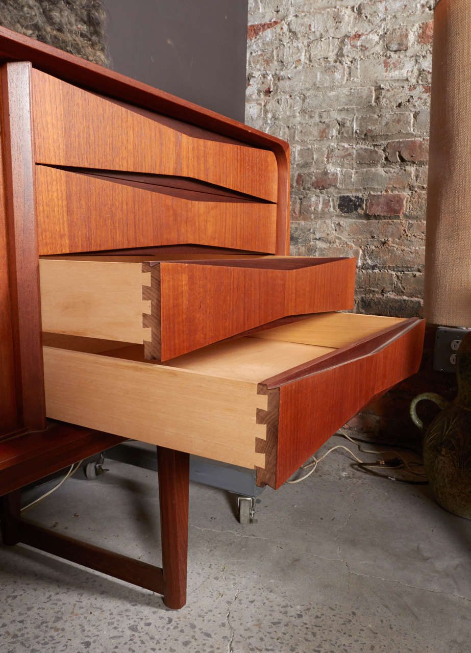 Danish Atomic Teak Sideboard