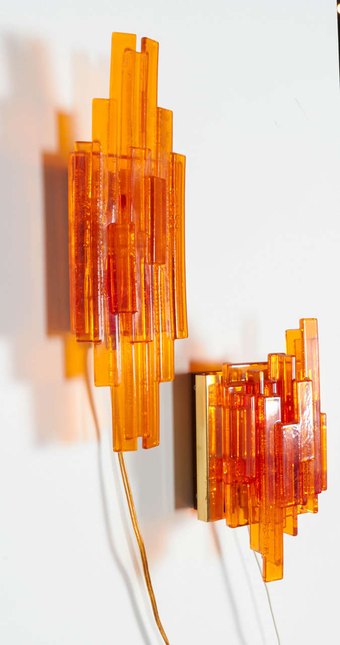Scandinavian Modern Retro Wall Sconces by Claus Bolby