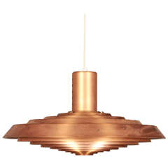 Pavillion Pendant Lamp in Copper by Poul Henningsen