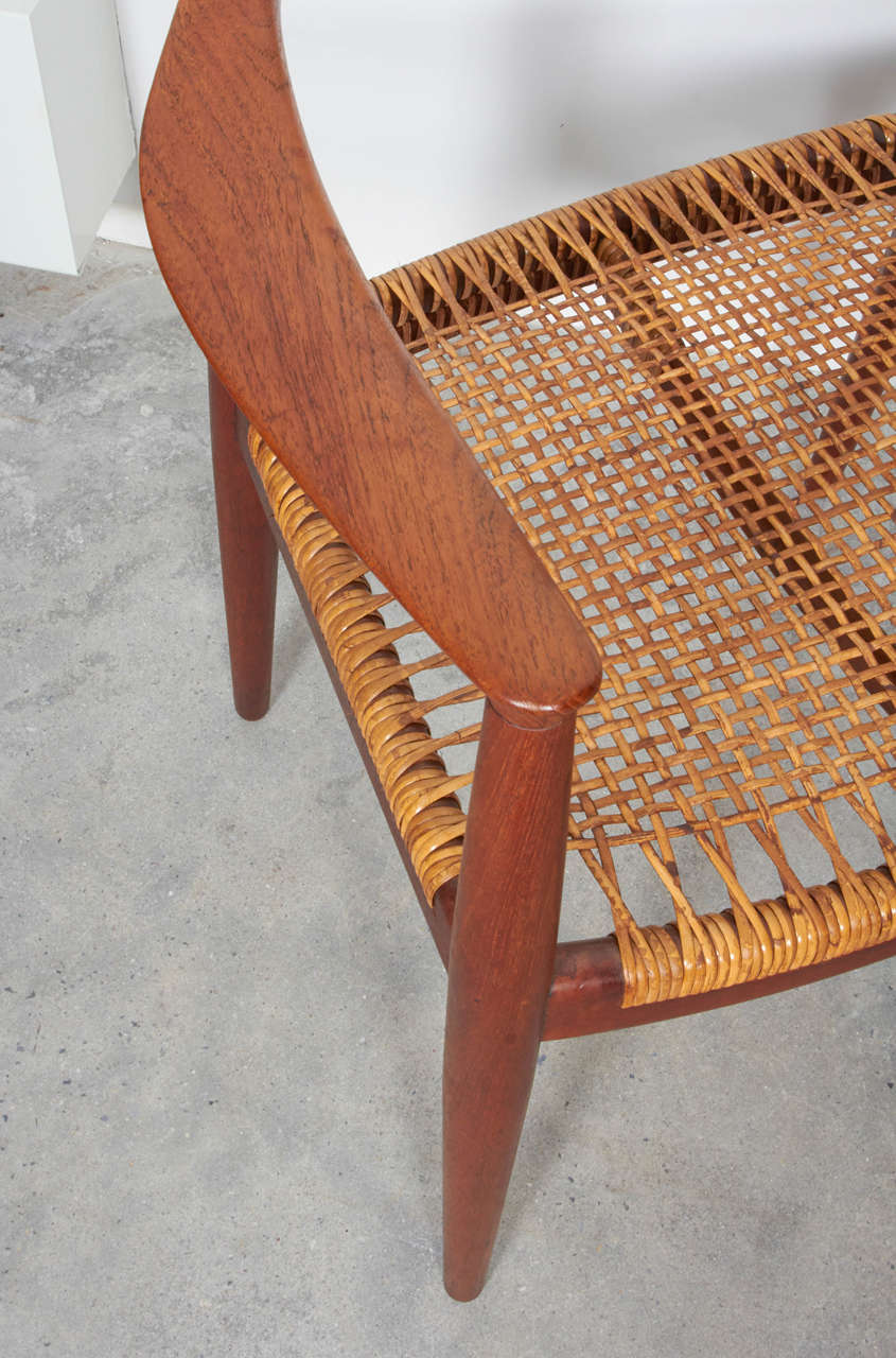 Scandinavian Modern 501 Round Chairs by Hans Wegner, Pair