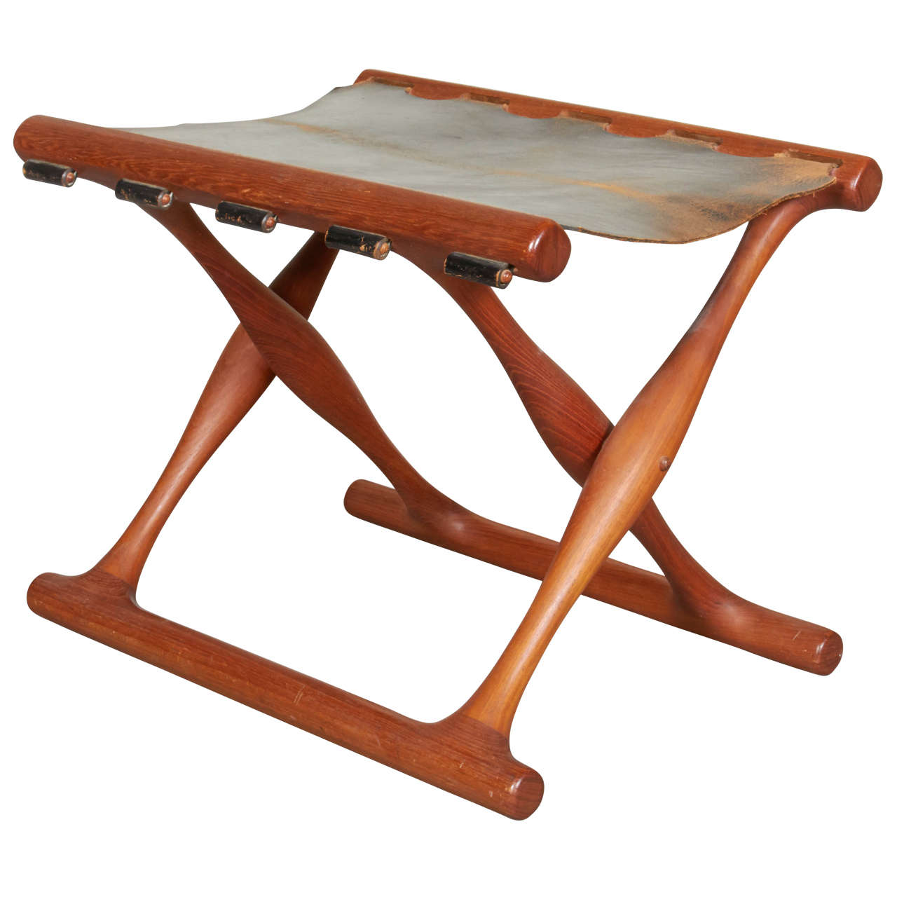 Foot Stool / Ottoman by Poul Hundevad at 1stdibs