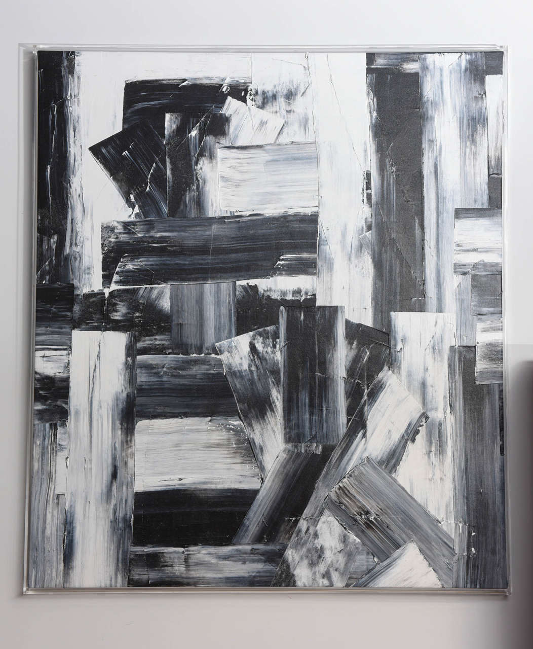 Original oil on canvas.
New series, black and white, 11 paintings in total.