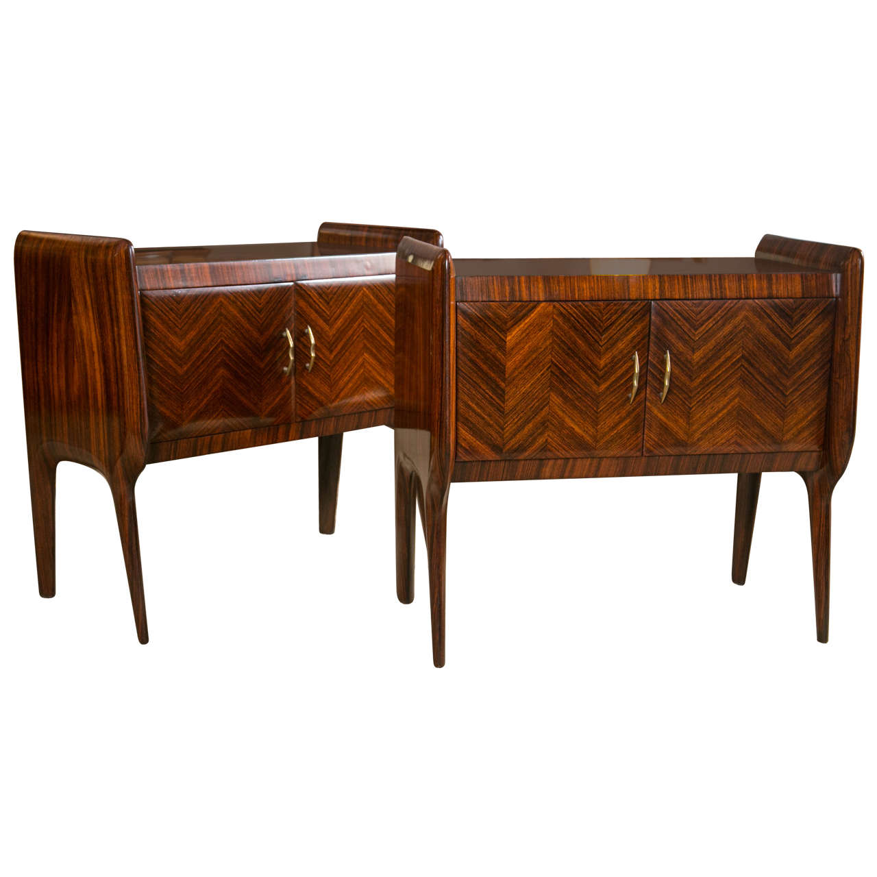 Paolo Buffa Style Pair Of Nightstands