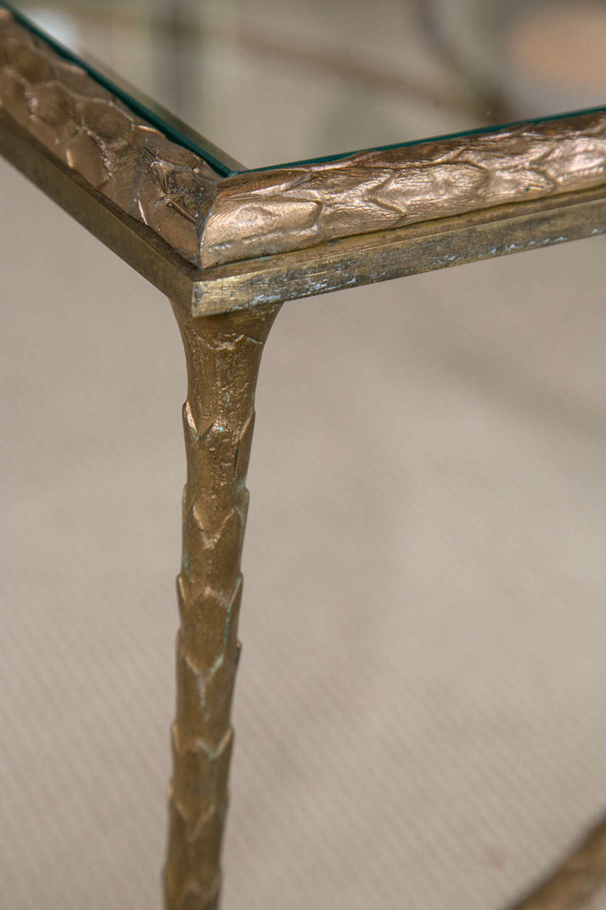 Bronze Coffee Table in the Manner of Bagues 2