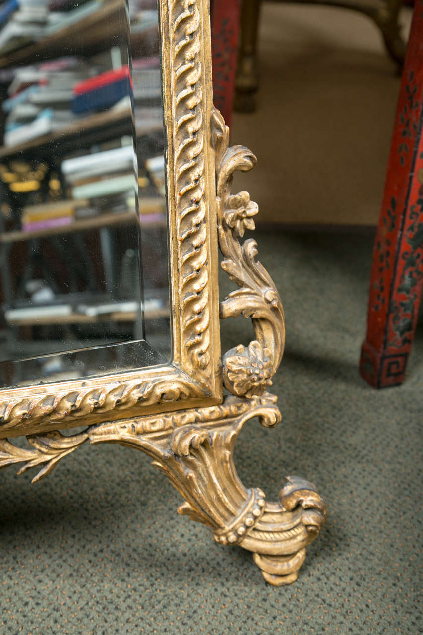 18th Century Italian Neoclassical Giltwood Mirror 2