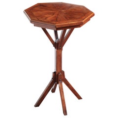 Used Late 19th Century Octagonal Fruitwood Table