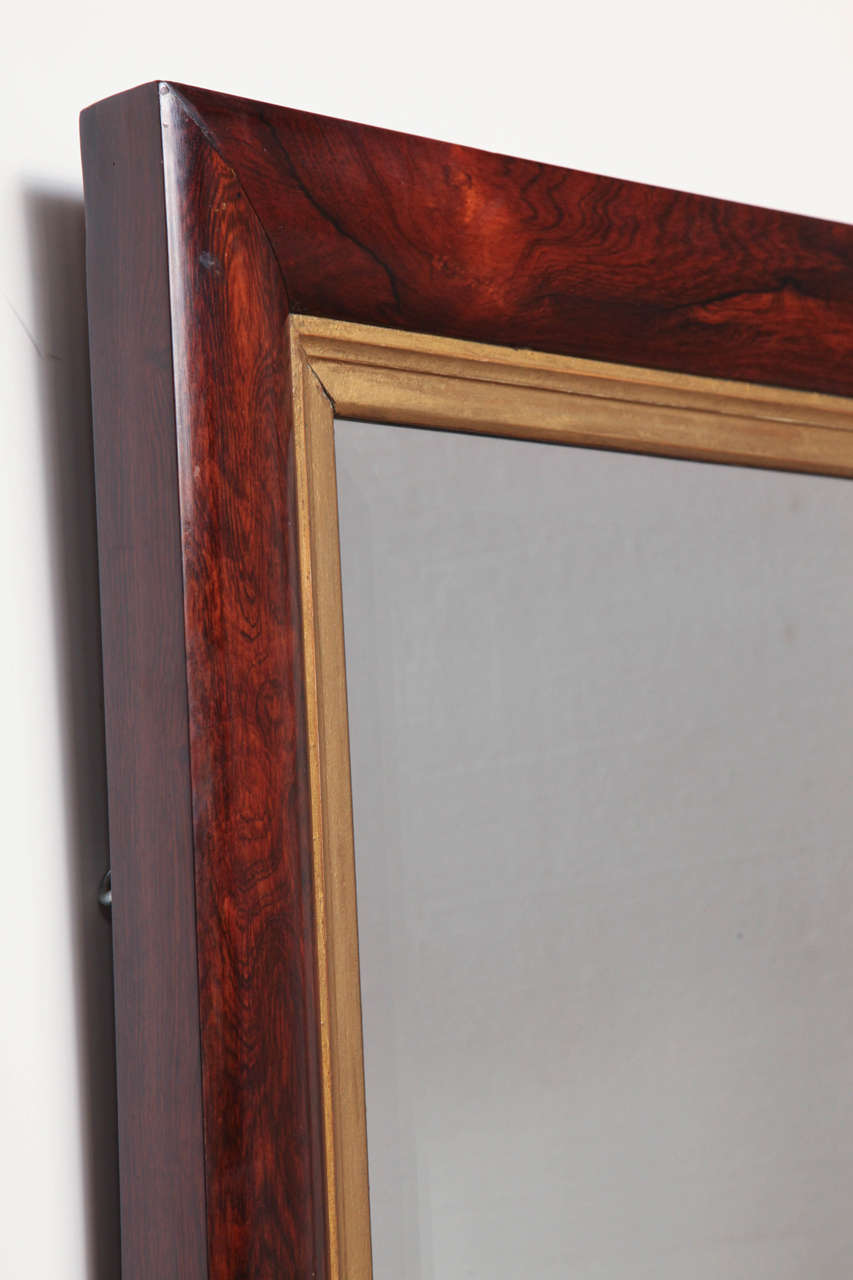 Exceptional 19th Century Fruitwood and Gilded Mirror 2
