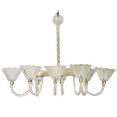 1940
s Murano Chandelier by Barovier