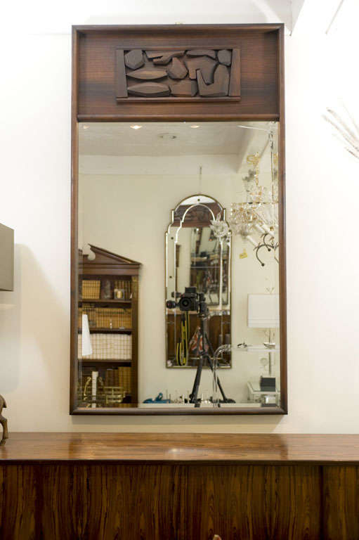 Miroir Trumeau moderne du milieu du siècle dernier