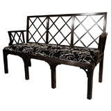 Chinese Chippendale Bench 1940s