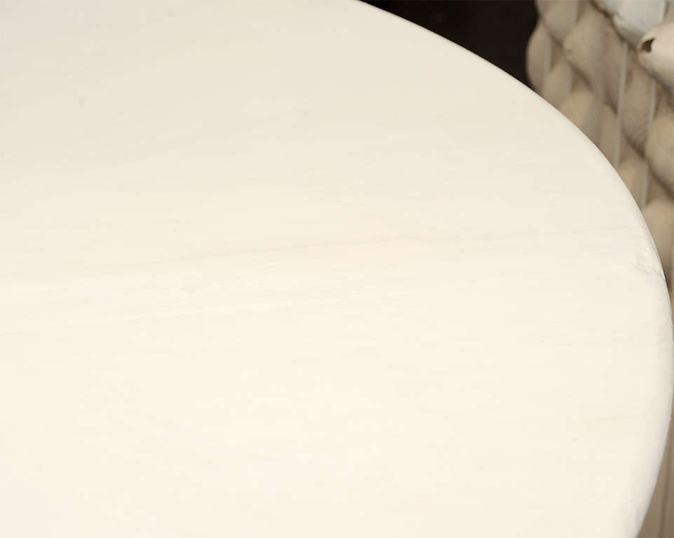Round Dining Table in Polyurethane by Louis Durot 5