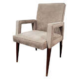 Upholstered Armchair by Leleu
