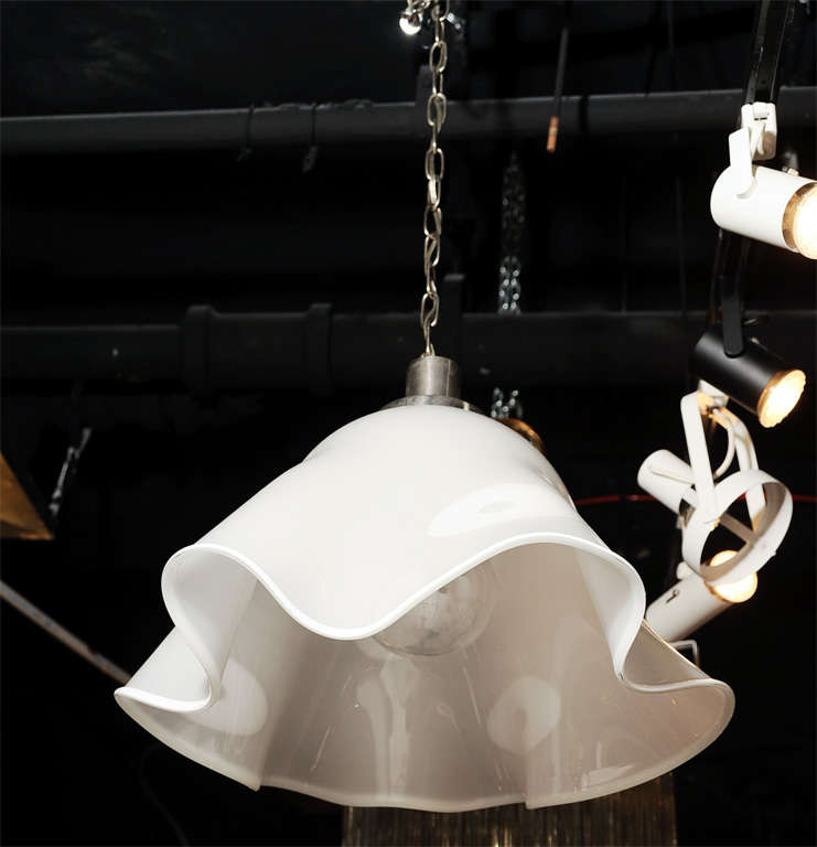 Vintage Murano Light Fixture with "Circle" Design at 1stDibs